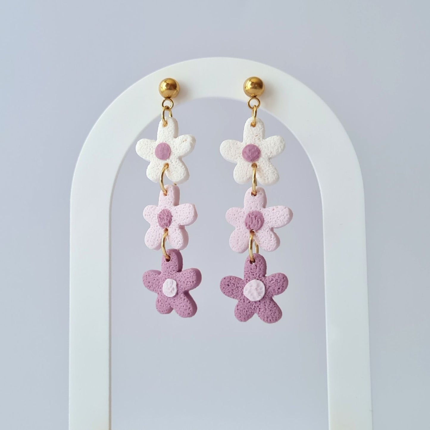 Amelí blanco, rosa y morado