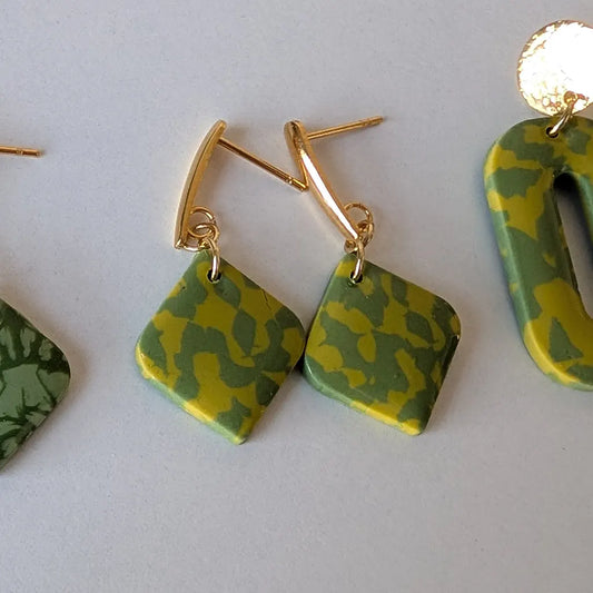Arán estampado verde