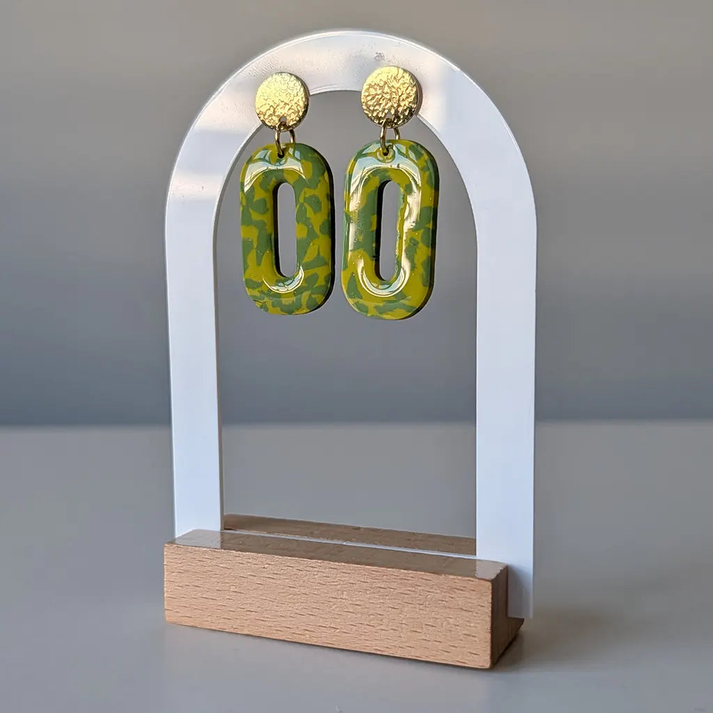 Aura estampado verde