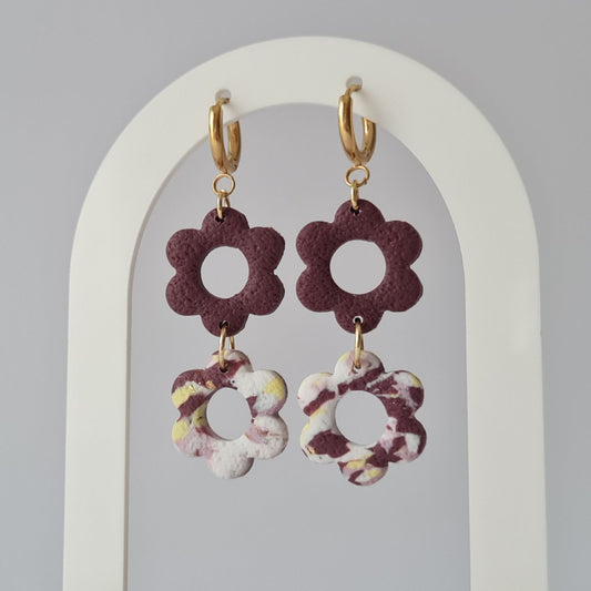 Flora mármol morado