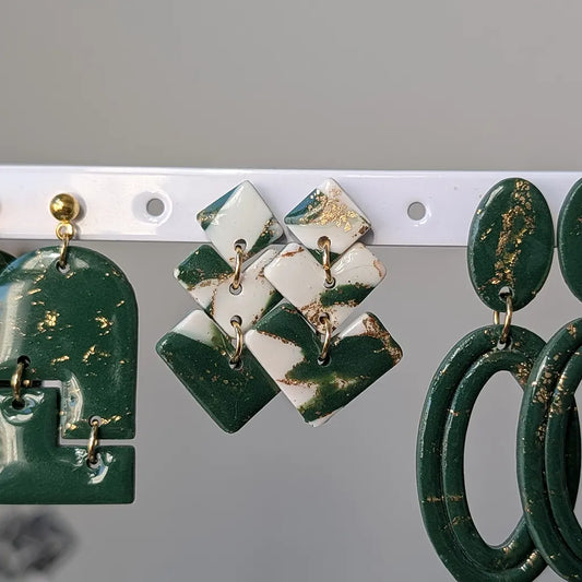 Moana verde, blanco y dorado