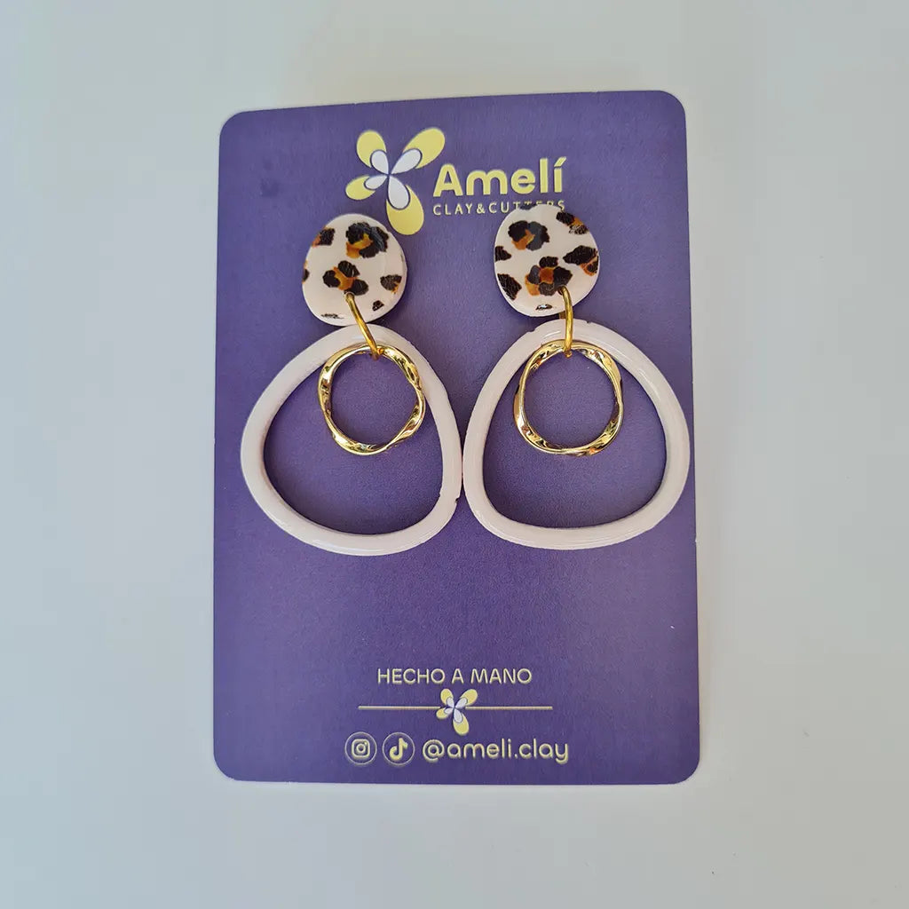 Nara estampado leopardo y blanco