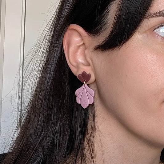 Niza burdeos y rosa