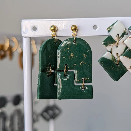 Serena verde y dorado