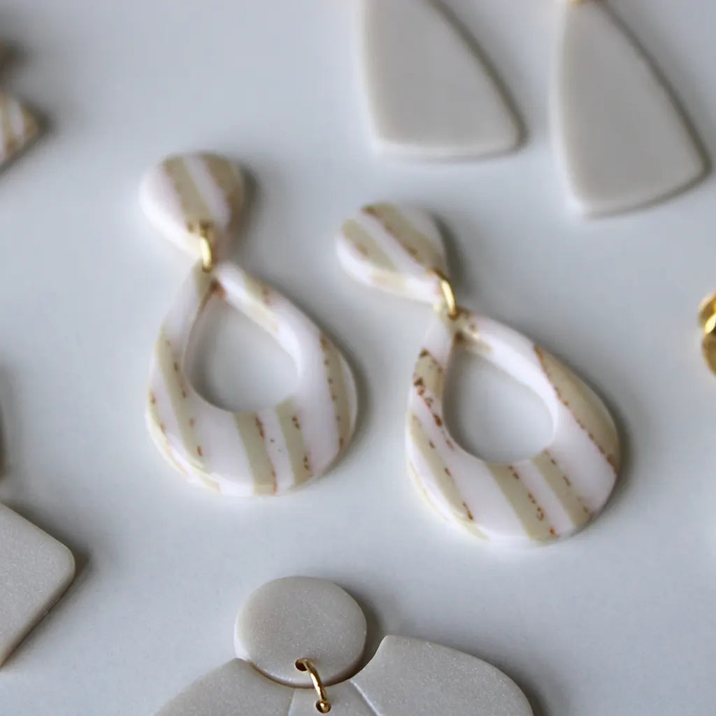 Venus rayas beige y blanco