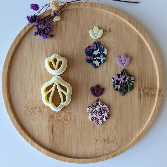 Cortador set dúo flor de loto