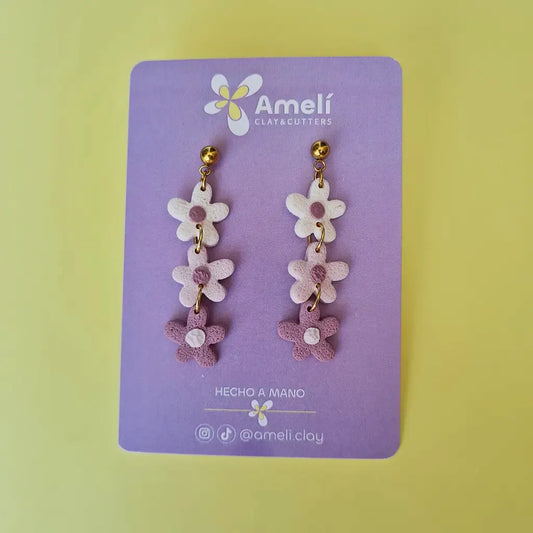 Amelí blanco, rosa y morado