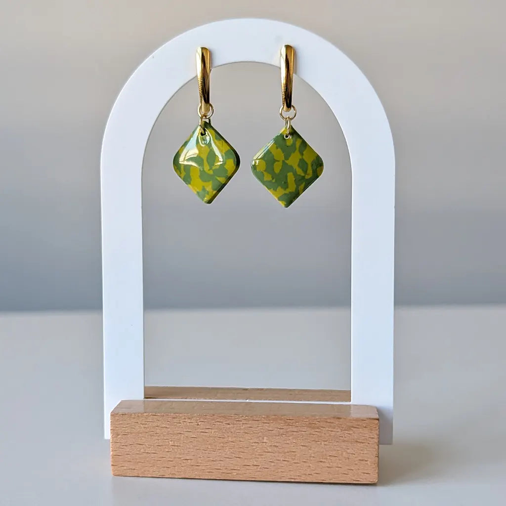 Arán estampado verde