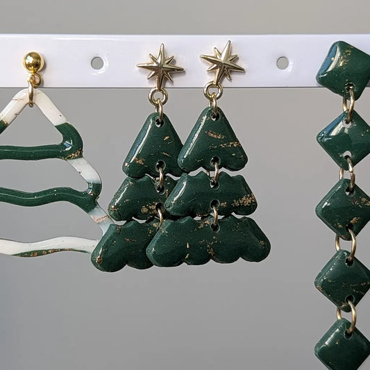 Árbol Navidad verde y dorado