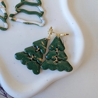 Árbol Navidad verde y dorado