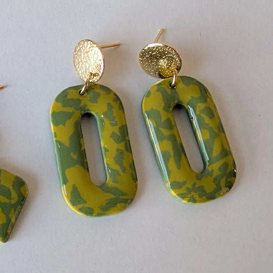 Aura estampado verde