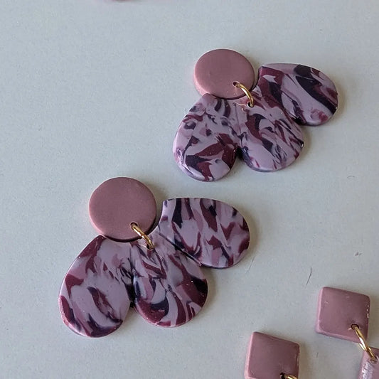 Bloom estampado morado y rosa (varias versiones)