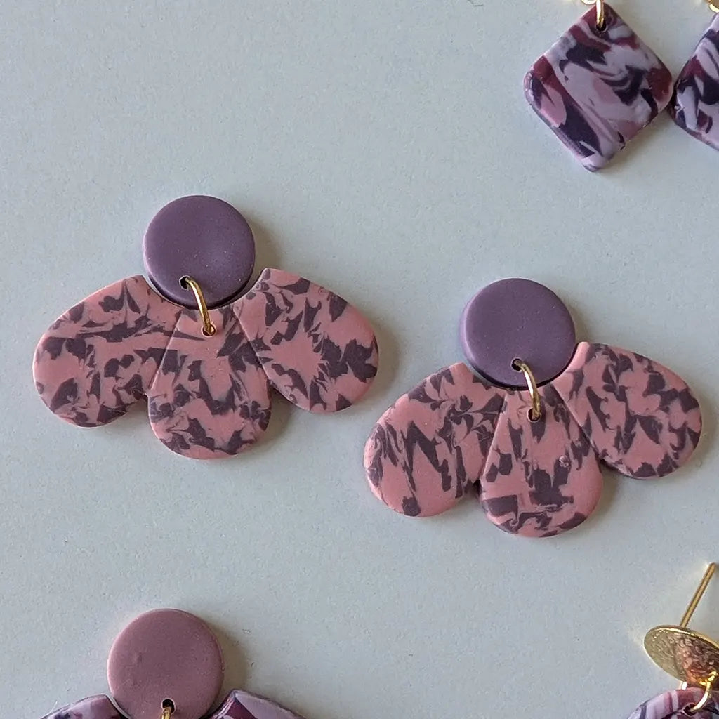 Bloom estampado morado y rosa (varias versiones)