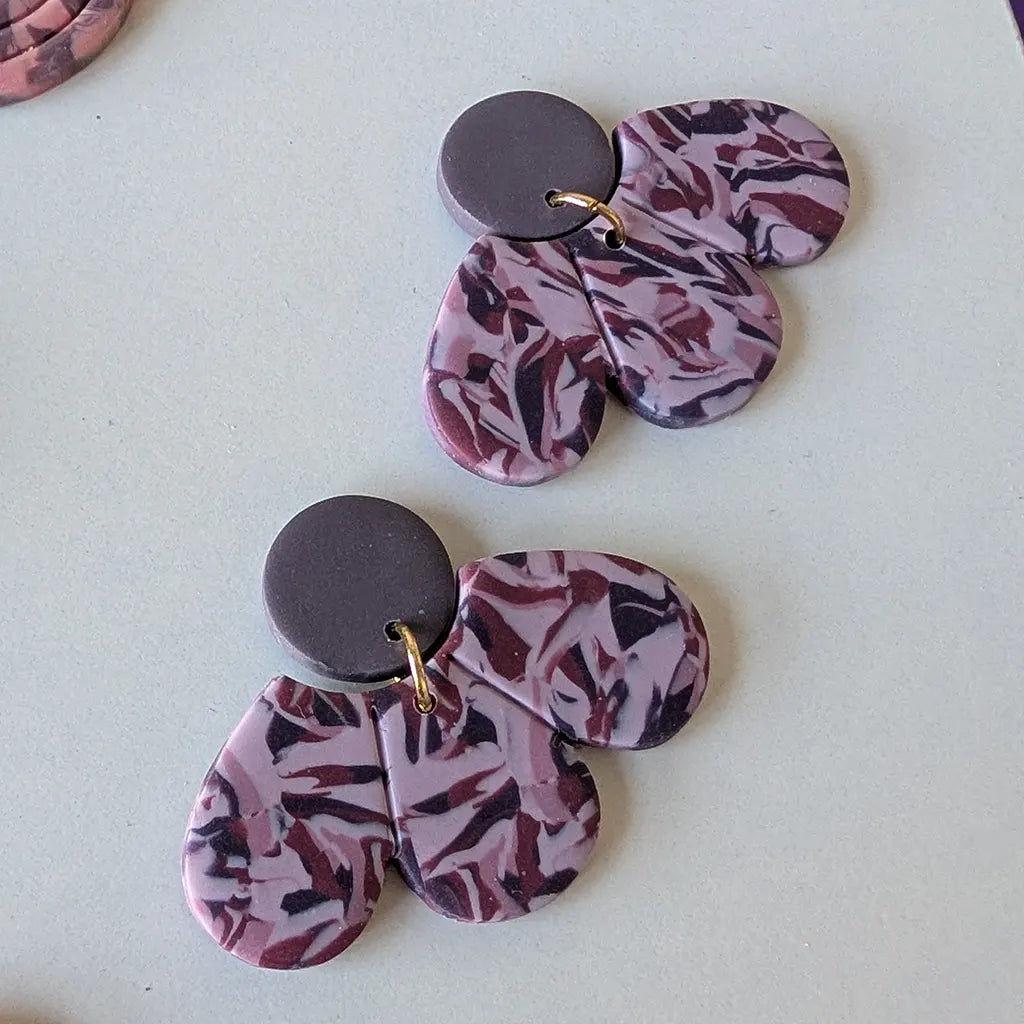 Bloom estampado morado y rosa (varias versiones)