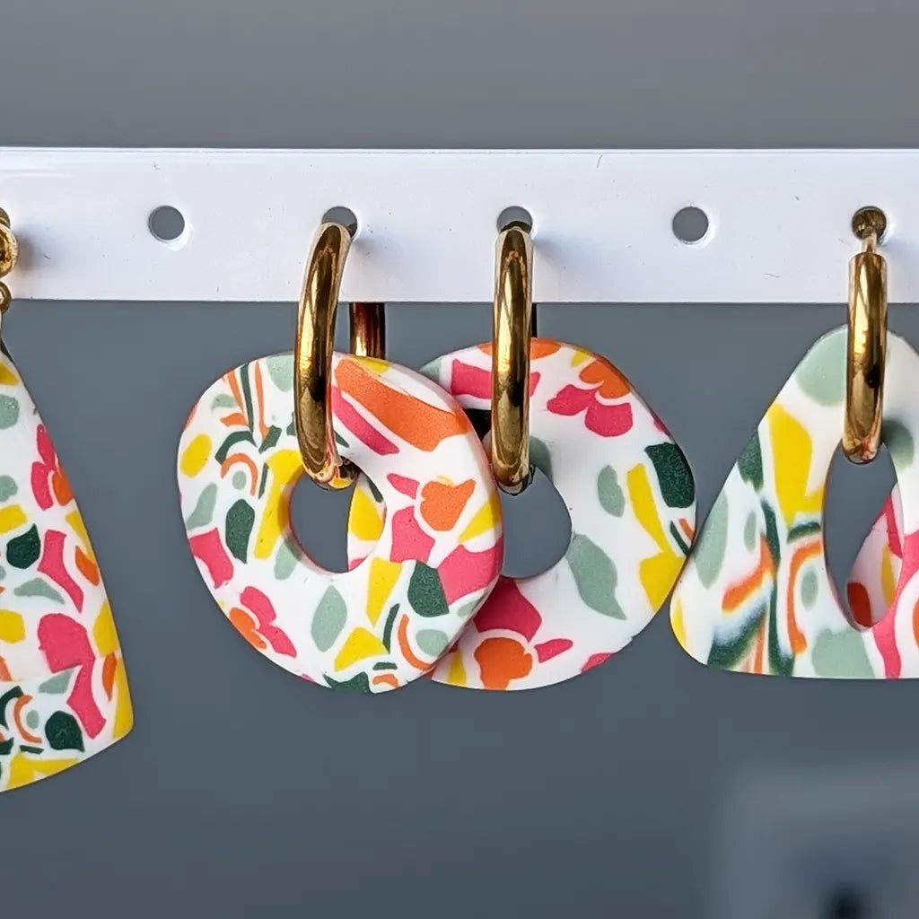Charm donut estampado primavera