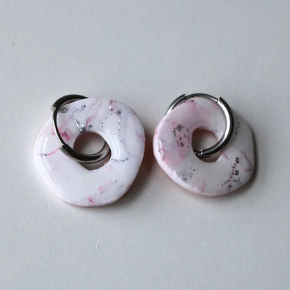 Charm donut rosa cuarzo