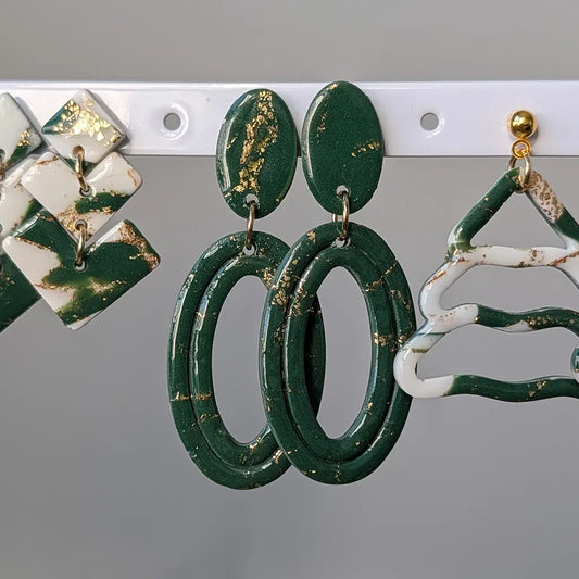 Iris verde y dorado