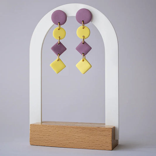 Mara amarillo y malva