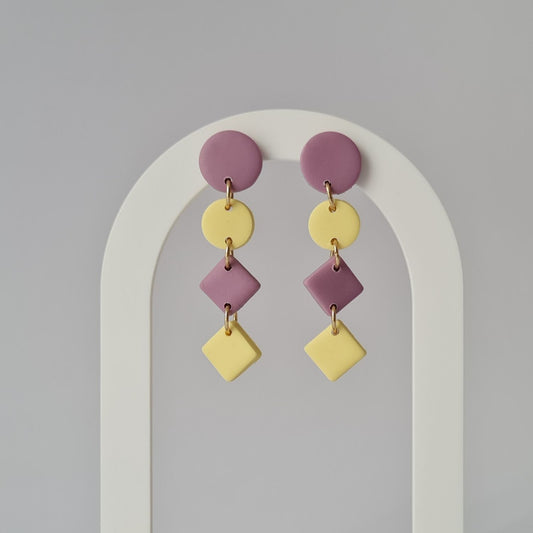Mara amarillo y malva