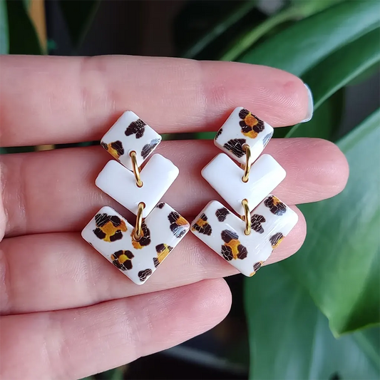 Moana estampado leopardo y blanco