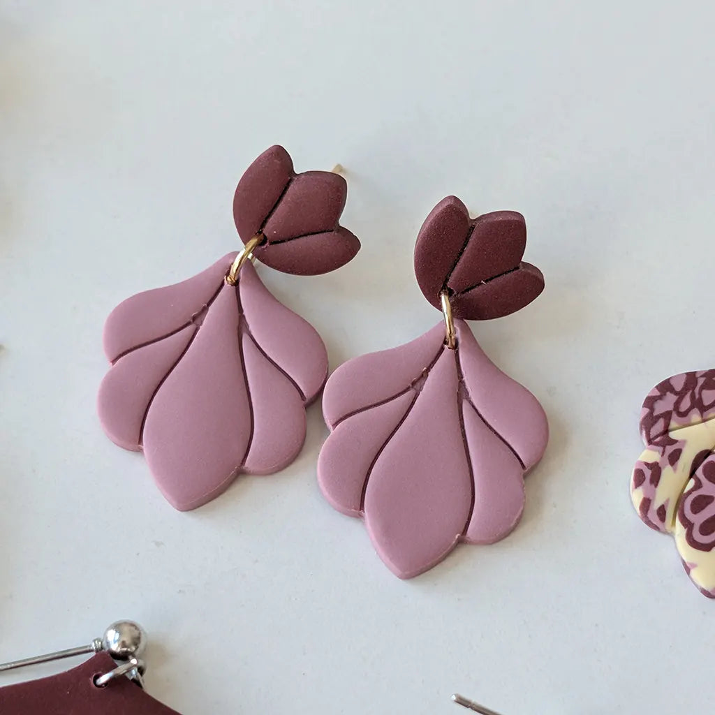 Niza burdeos y rosa