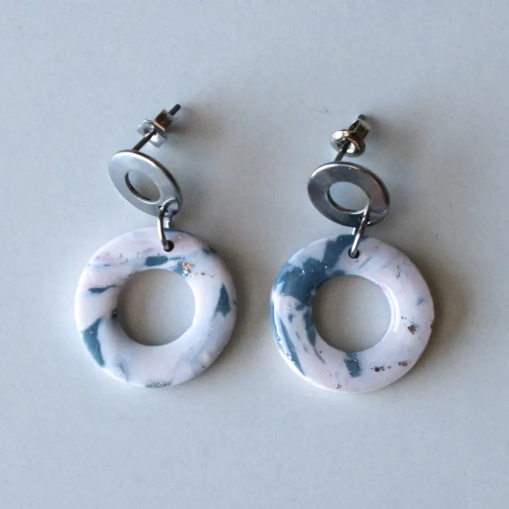 Solina cuarzo rosa y gris