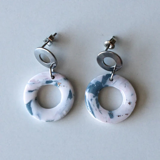 Solina cuarzo rosa y gris