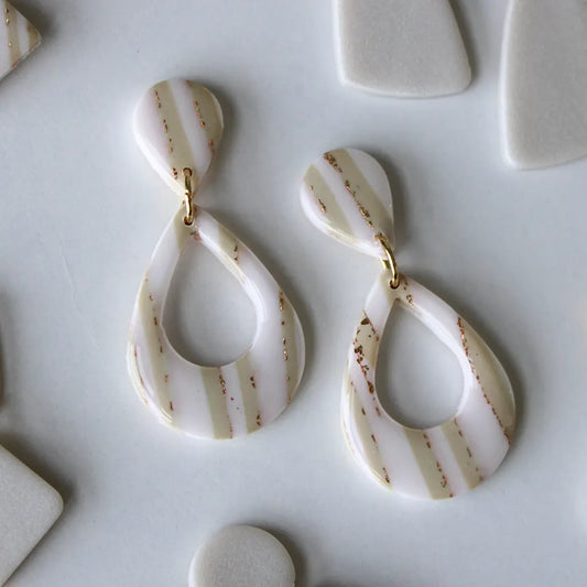 Venus rayas beige y blanco